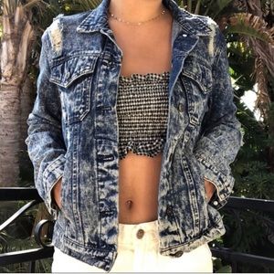 Carmar Acid Wash Denim Jacket